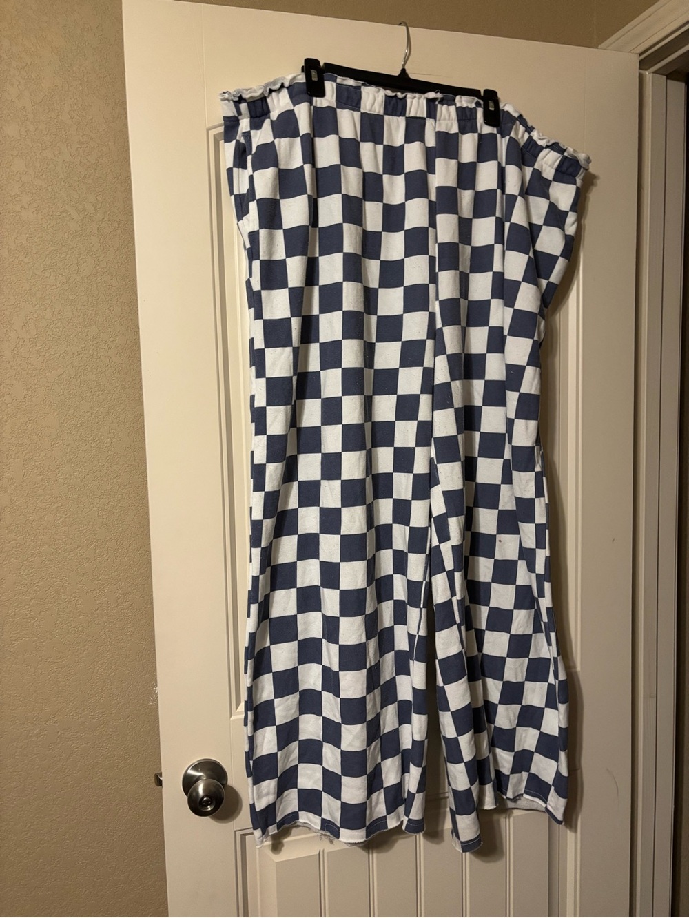 Grayson/Threads Blue and White Checkered Sweatpants